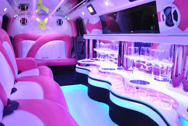 Pink Hummer Limo