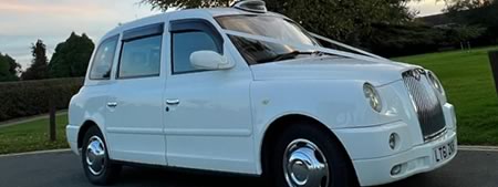White London Taxi TX4 hire