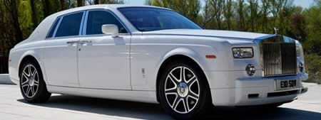 White Rolls -Royce Phantom Series I