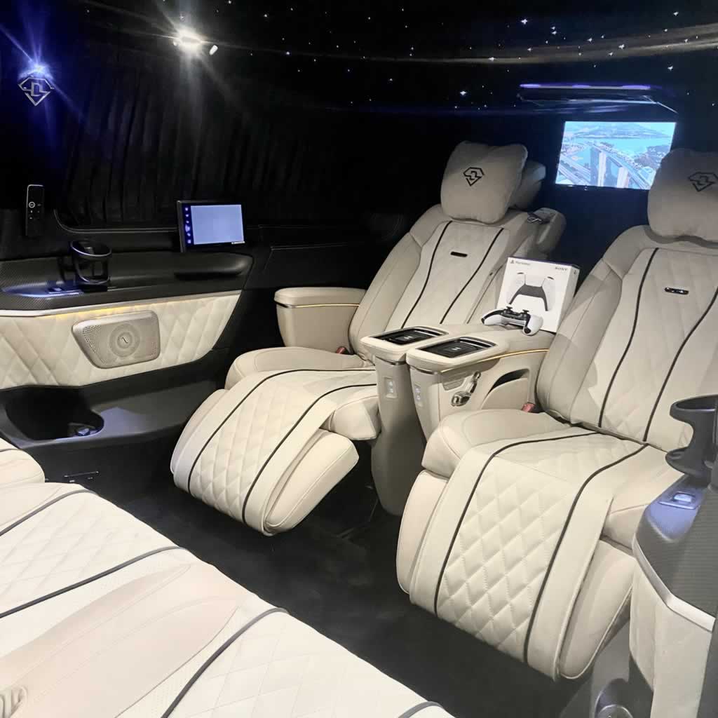 Luxury Interior of a Driven LandJet