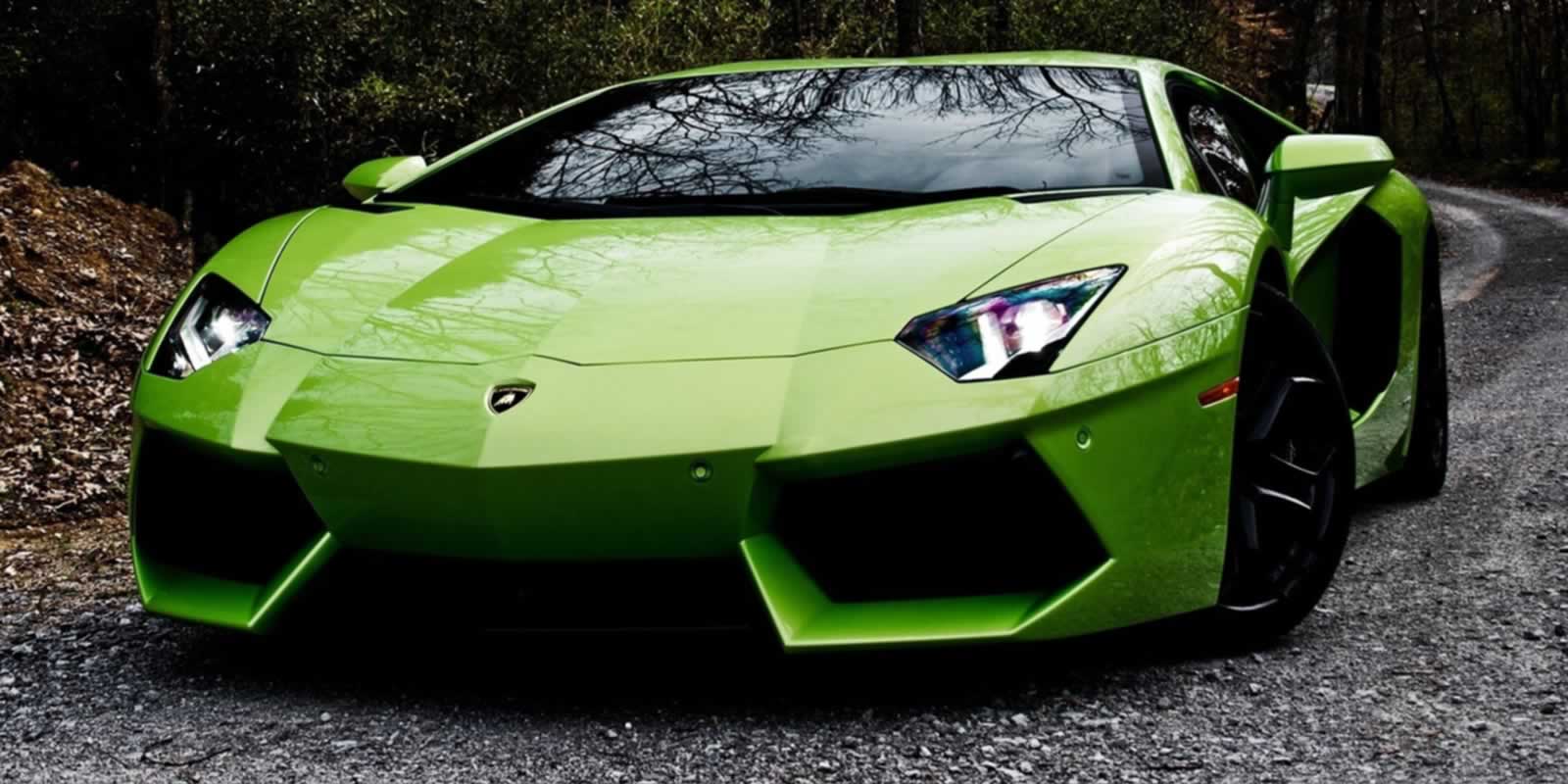 Bright Green Lamborghini
