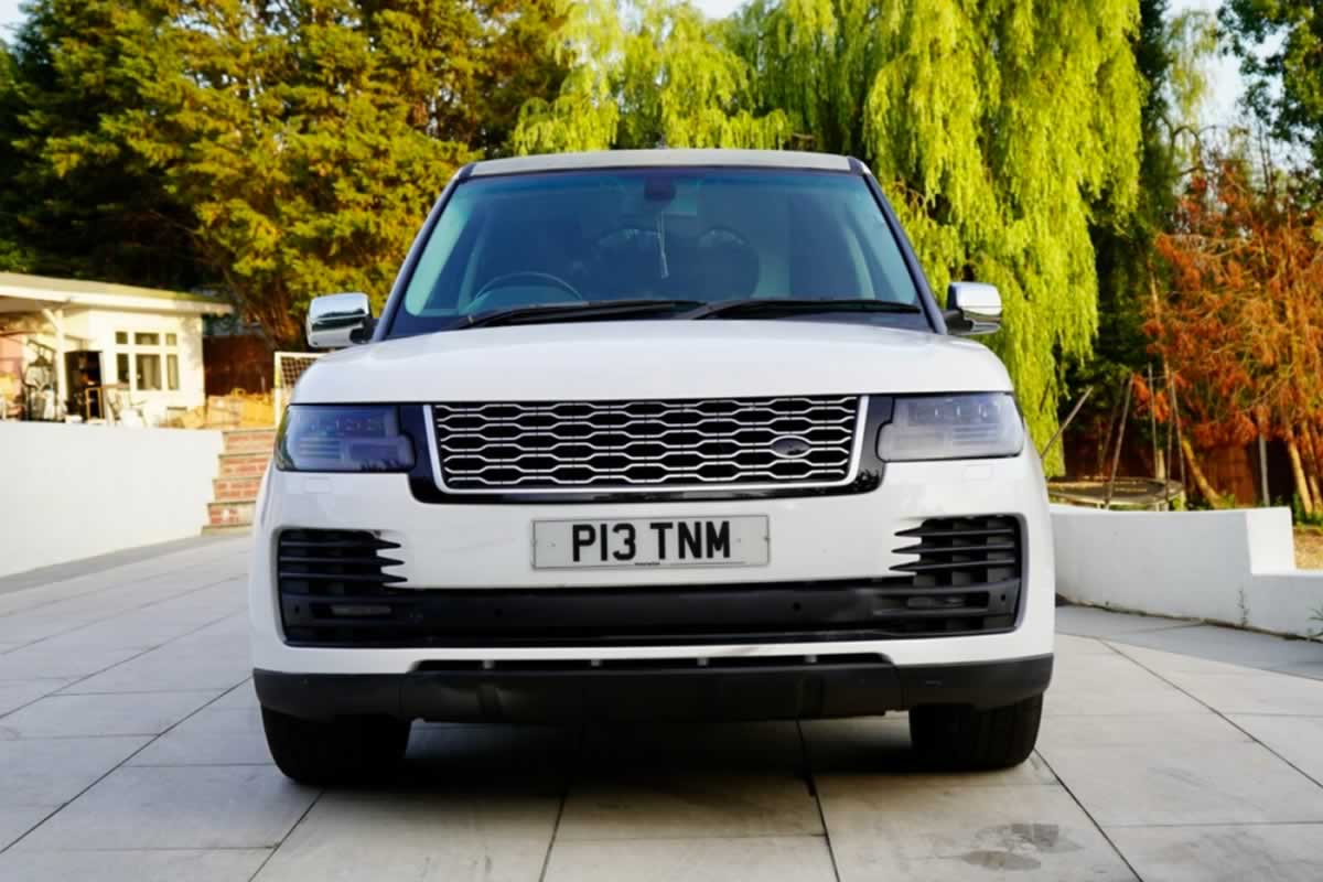 Range Rover stretch limo front view