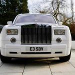 White Rolls-Royce Phantom VII Series i front